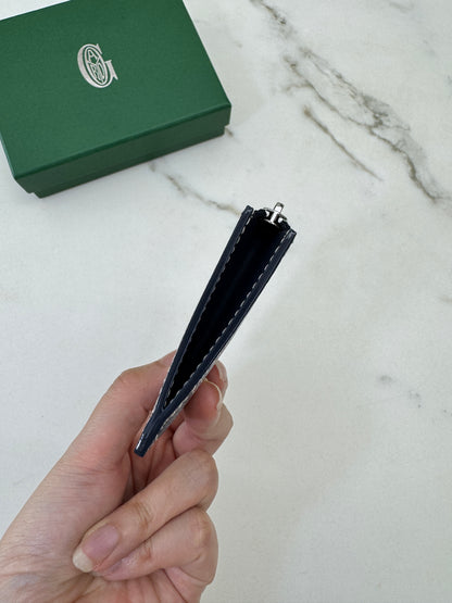 GOYARD Bourbon Zipped Cardholder 海軍藍