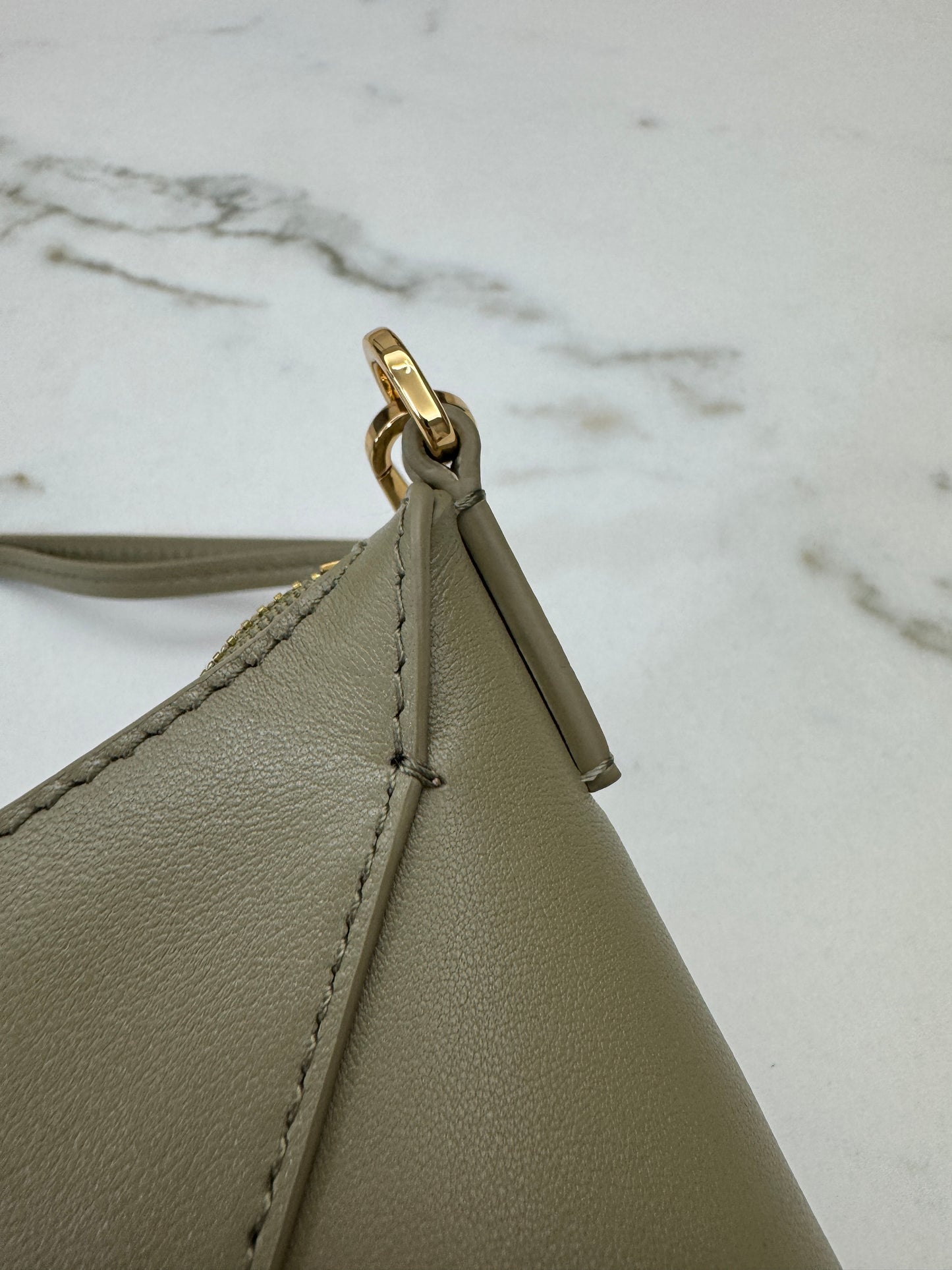 LOEWE Puzzle Fold Pouch Clay Green