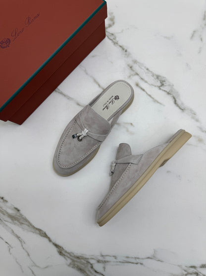 LORO PIANA Charms Walk Babouche Loafers