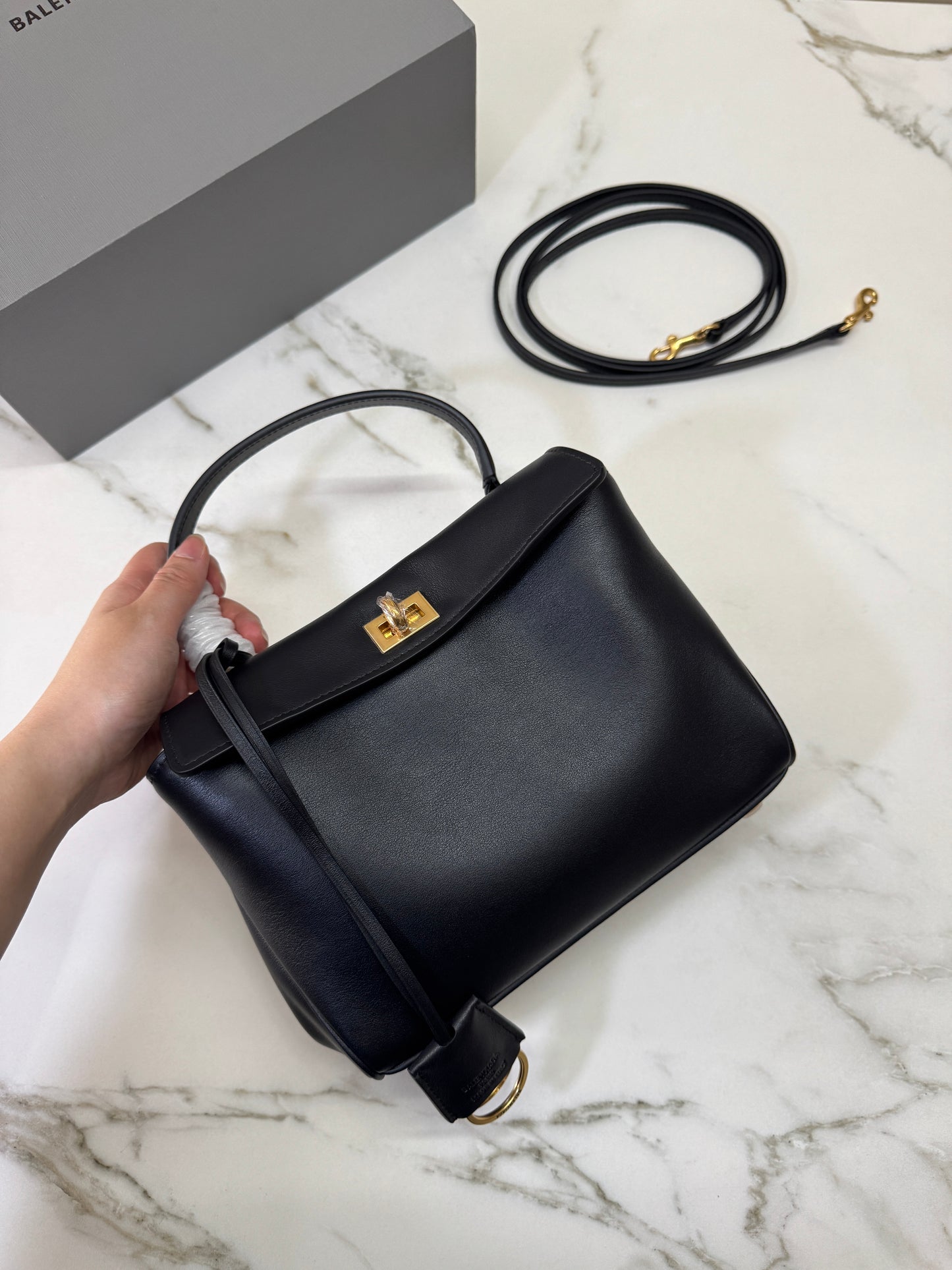 BALENCIAGA Mini Rodeo 黑金