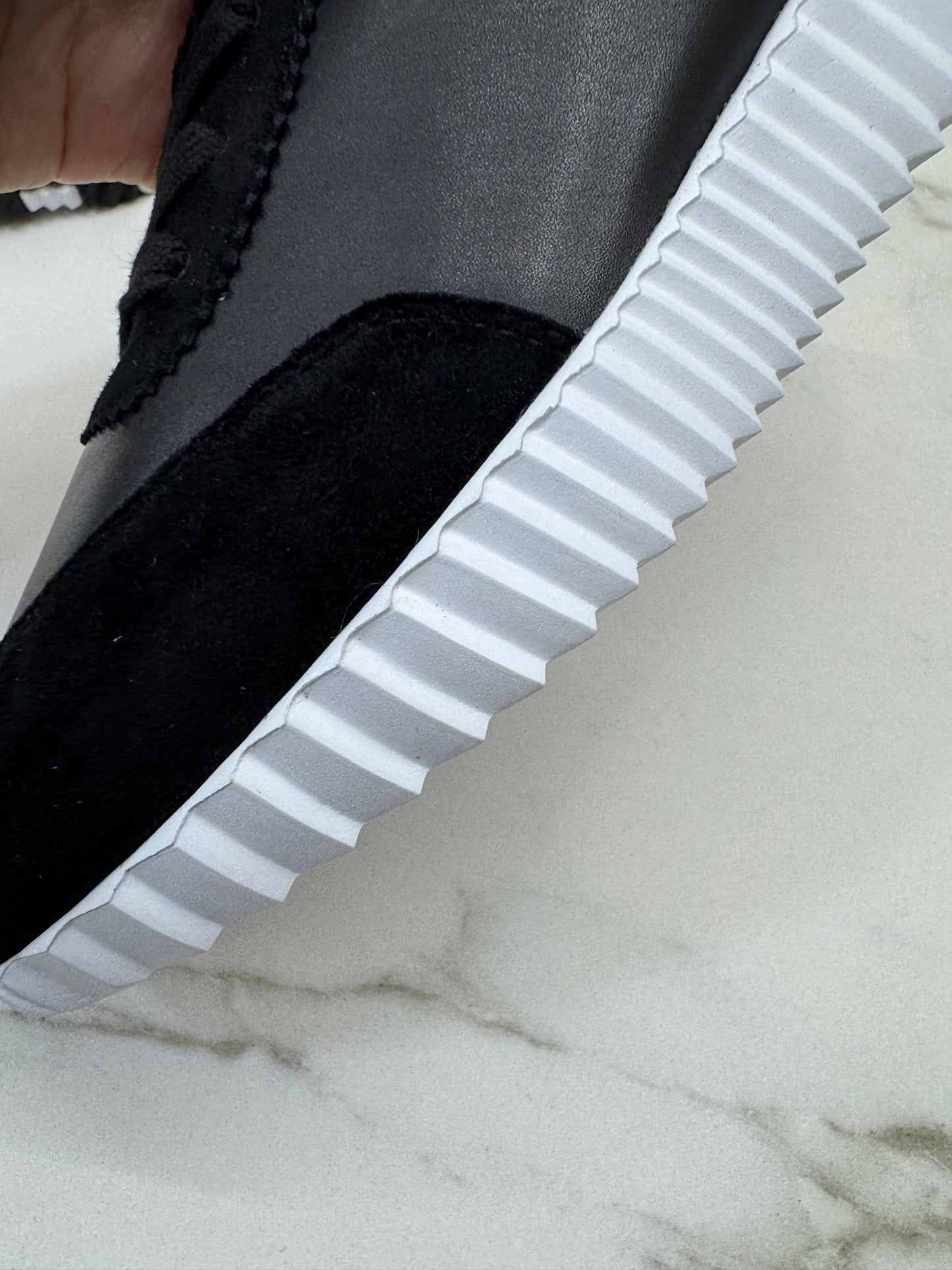 HERMES Bouncing 運動鞋 黑色皮面