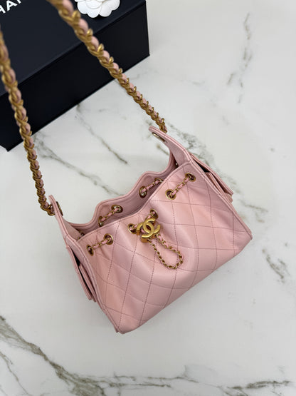 CHANEL Mini 25Bag 26P櫻花粉