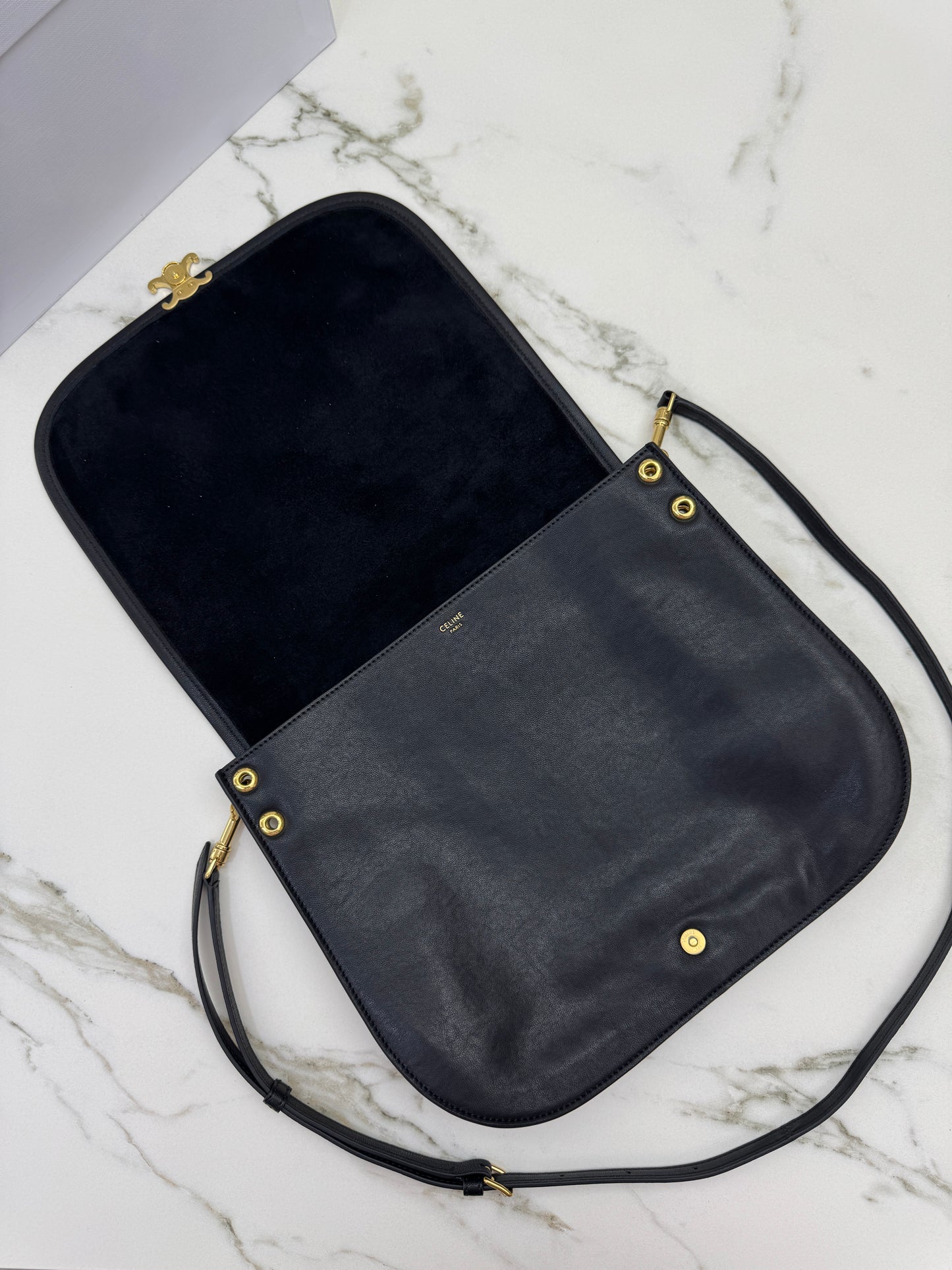 CELINE Soft Triomphe Besace