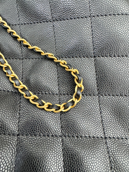 CHANEL 25Bag Medium 黑色荔枝皮