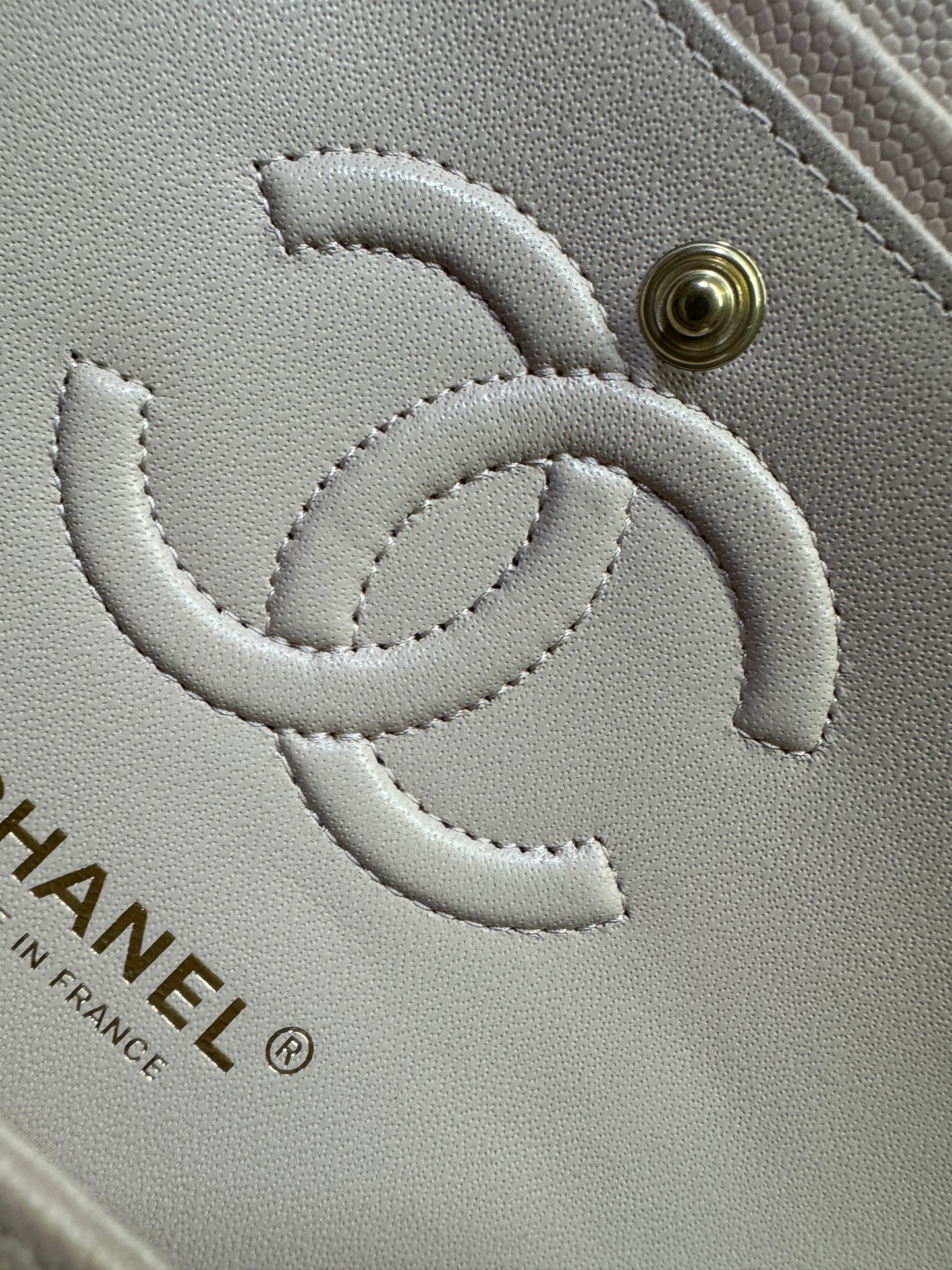 CHANEL CF23 裸粉21C 牛皮