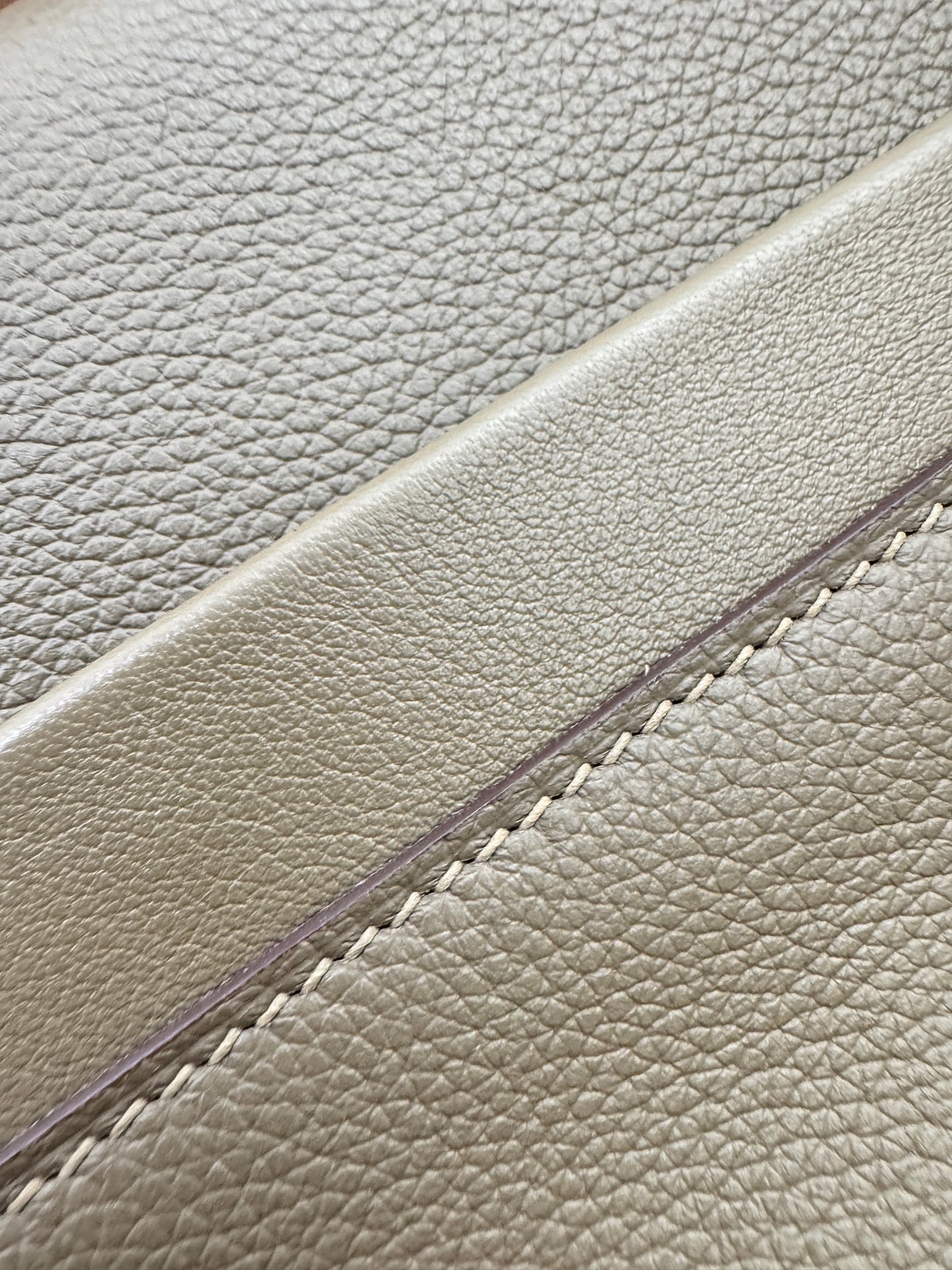 HERMES Mini 2424 大象灰金扣 Evercolor Etoupe GHW