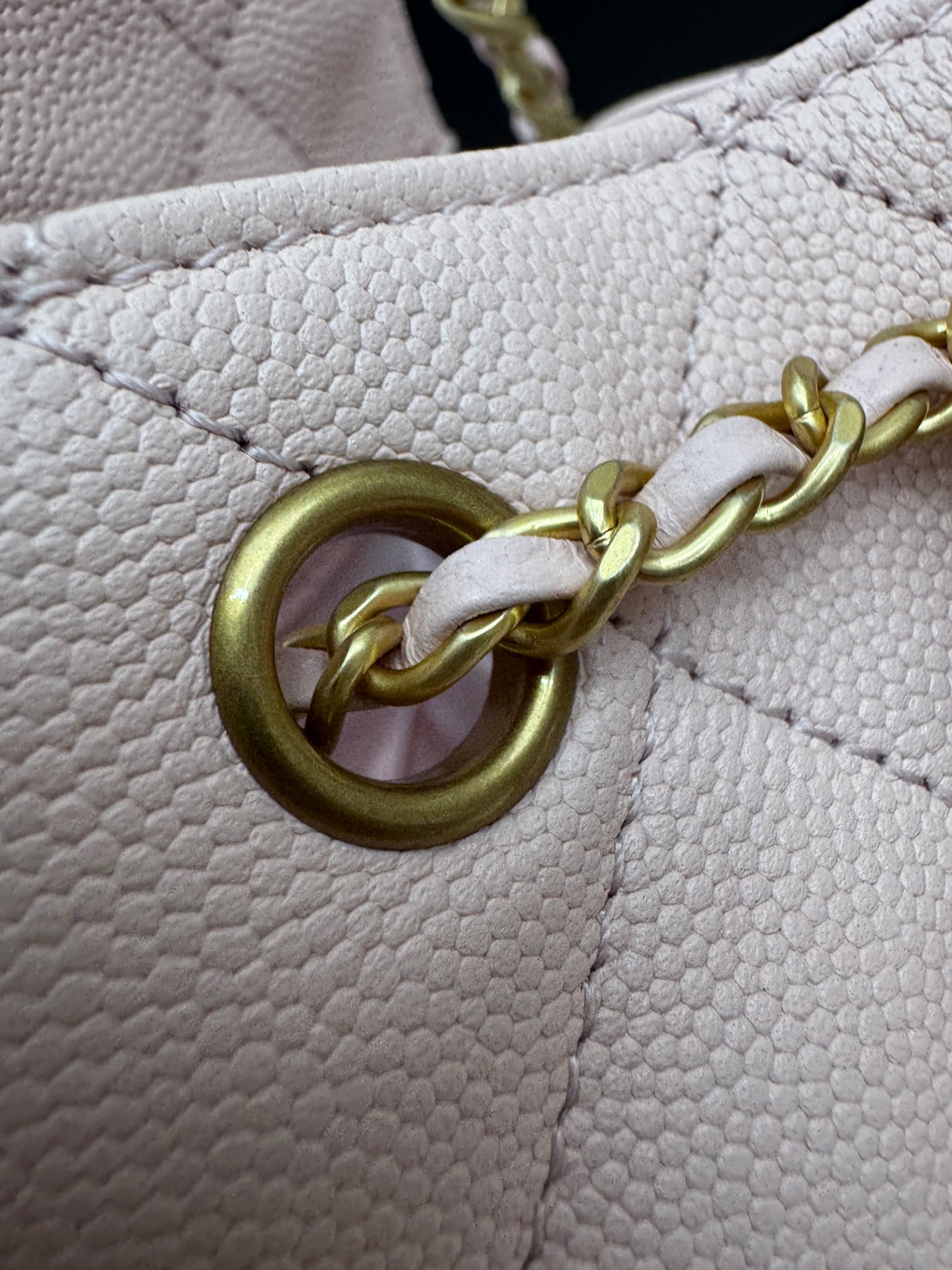 CHANEL 25Bag 粉紅色荔枝牛皮 Small