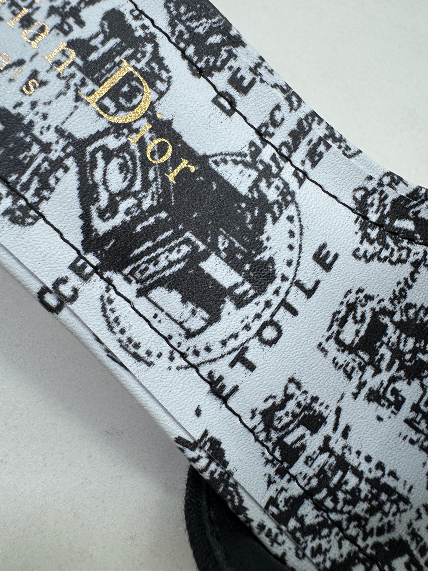 DIOR D-Way 圓跟拖鞋 巴黎地圖