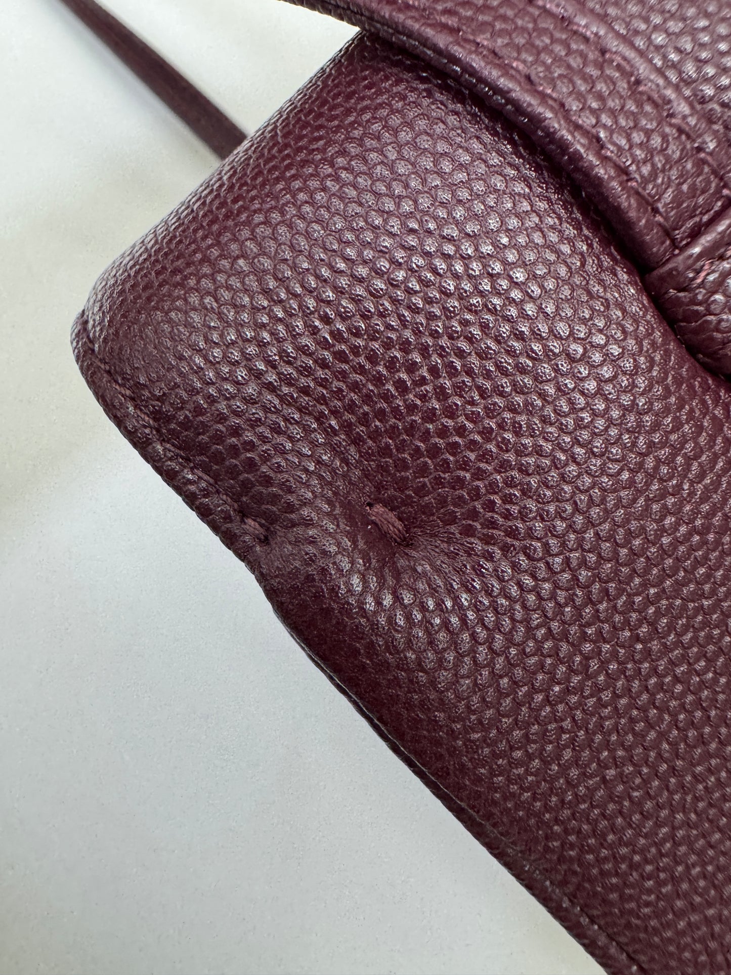 CHANEL Preppy Coco Small 酒紅色