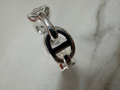 HERMES Chaine d’acre Enchainee 豬鼻戒指