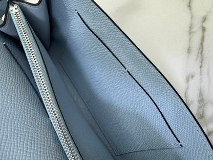 HERMES Kelly to-go 聖杯藍 08 Blue Pale Epsom PHW