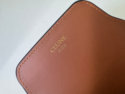 CELINE Canvas 老花雙層卡包