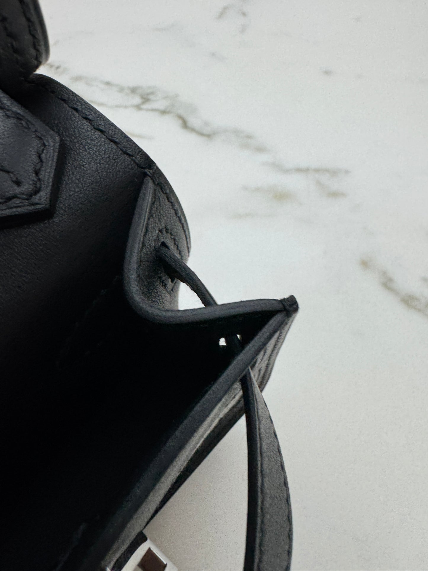 HERMES Mini Jypsiere 熊貓帆布 Swift/ Canvas