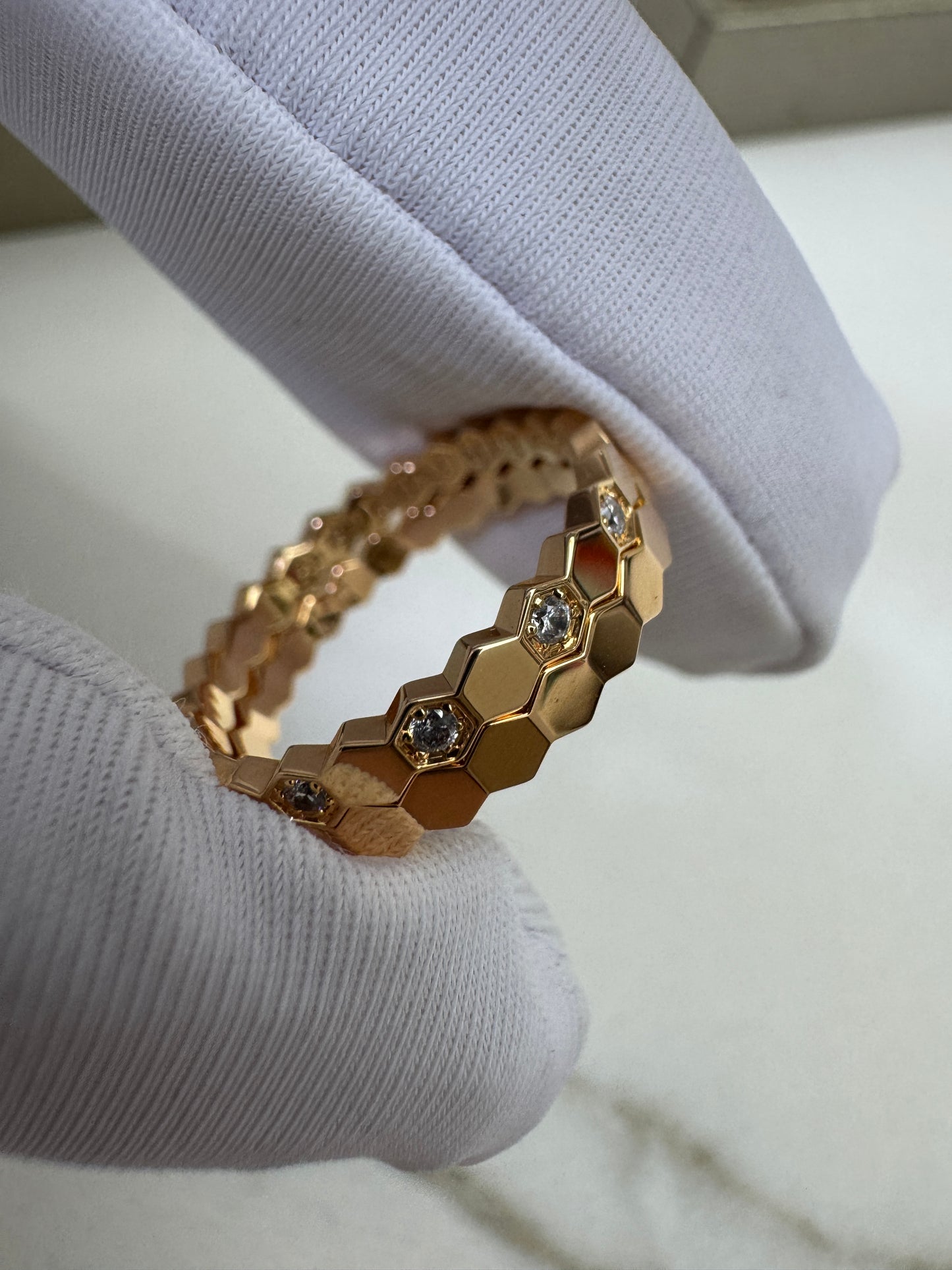 CHAUMET Bee My Love 玫瑰金戒指 半鑽/無鑽