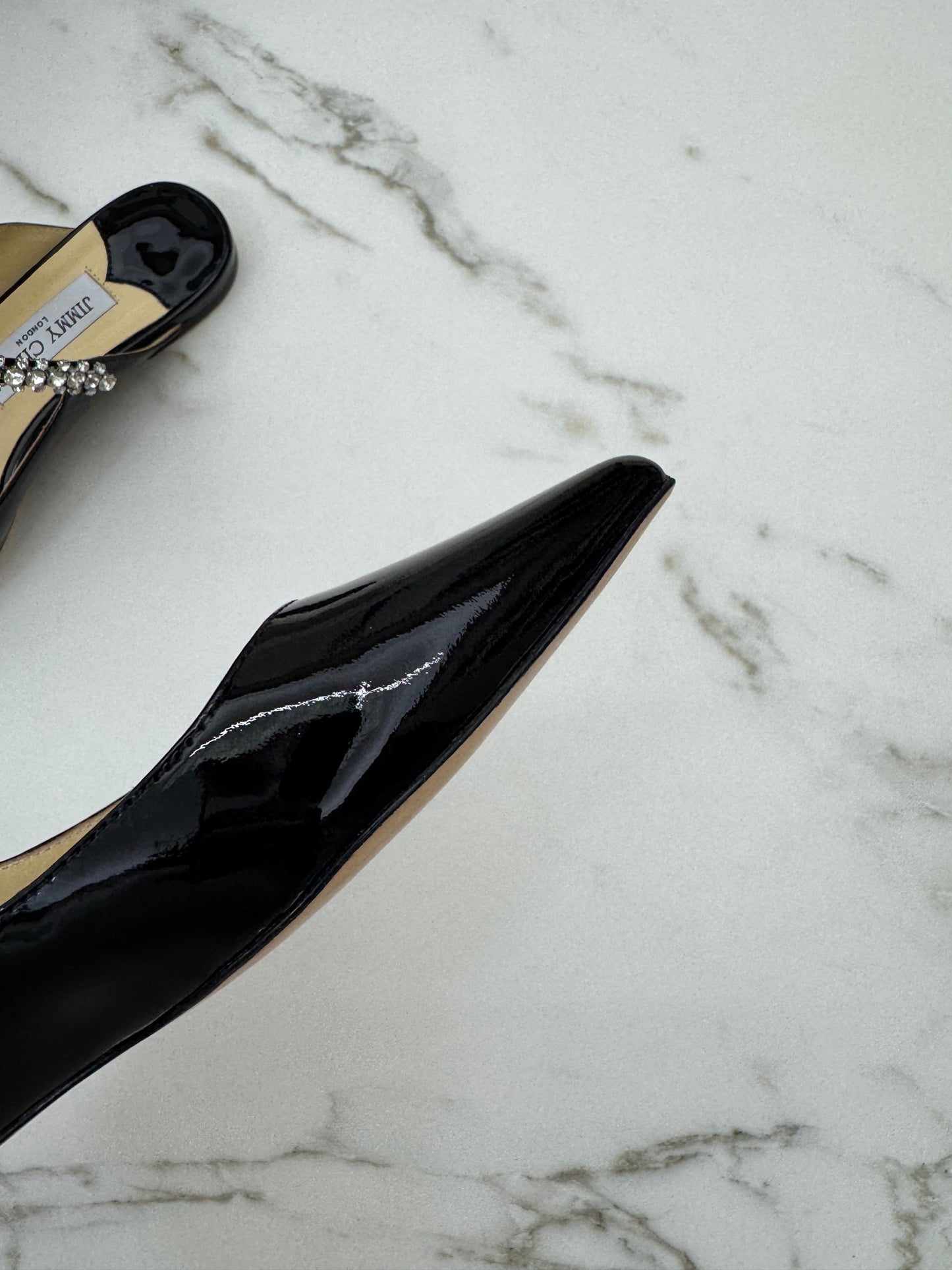 JIMMY CHOO Bling Flat 漆皮