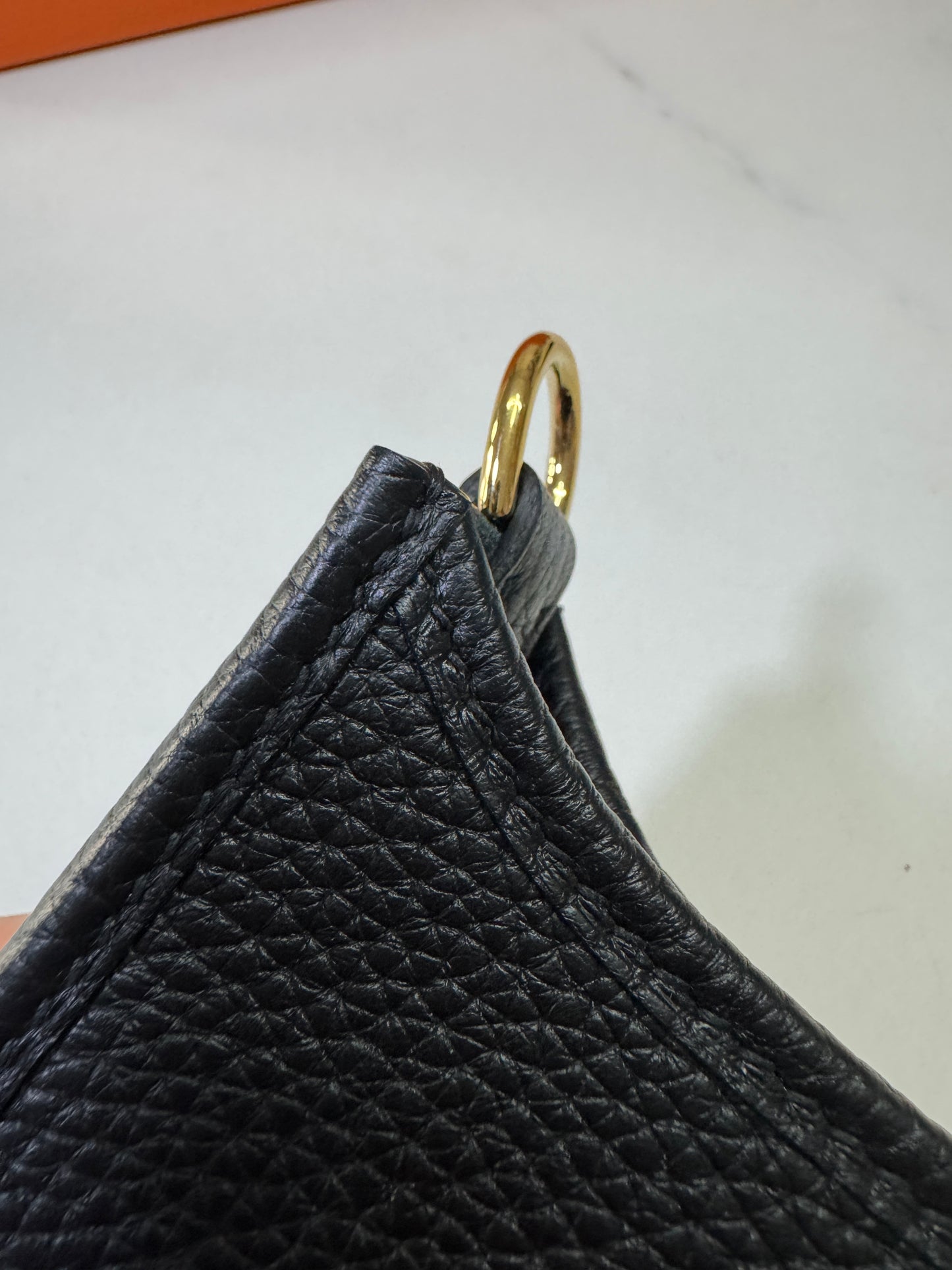 HERMES Mini Evelyn Noir GHW
