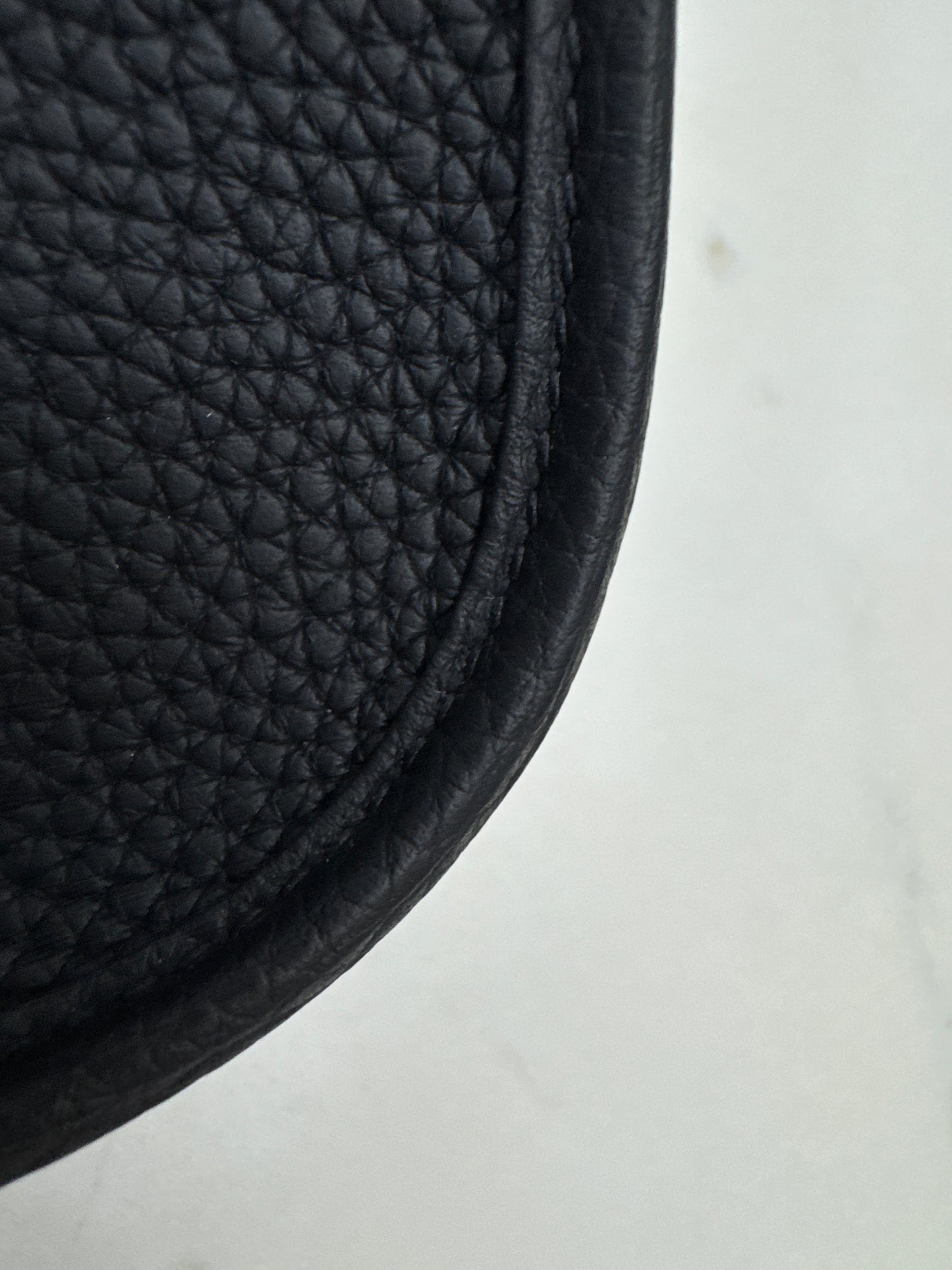 HERMES Evelyne23 黑銀 TC
