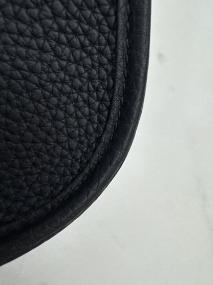 HERMES Evelyne23 黑銀 TC