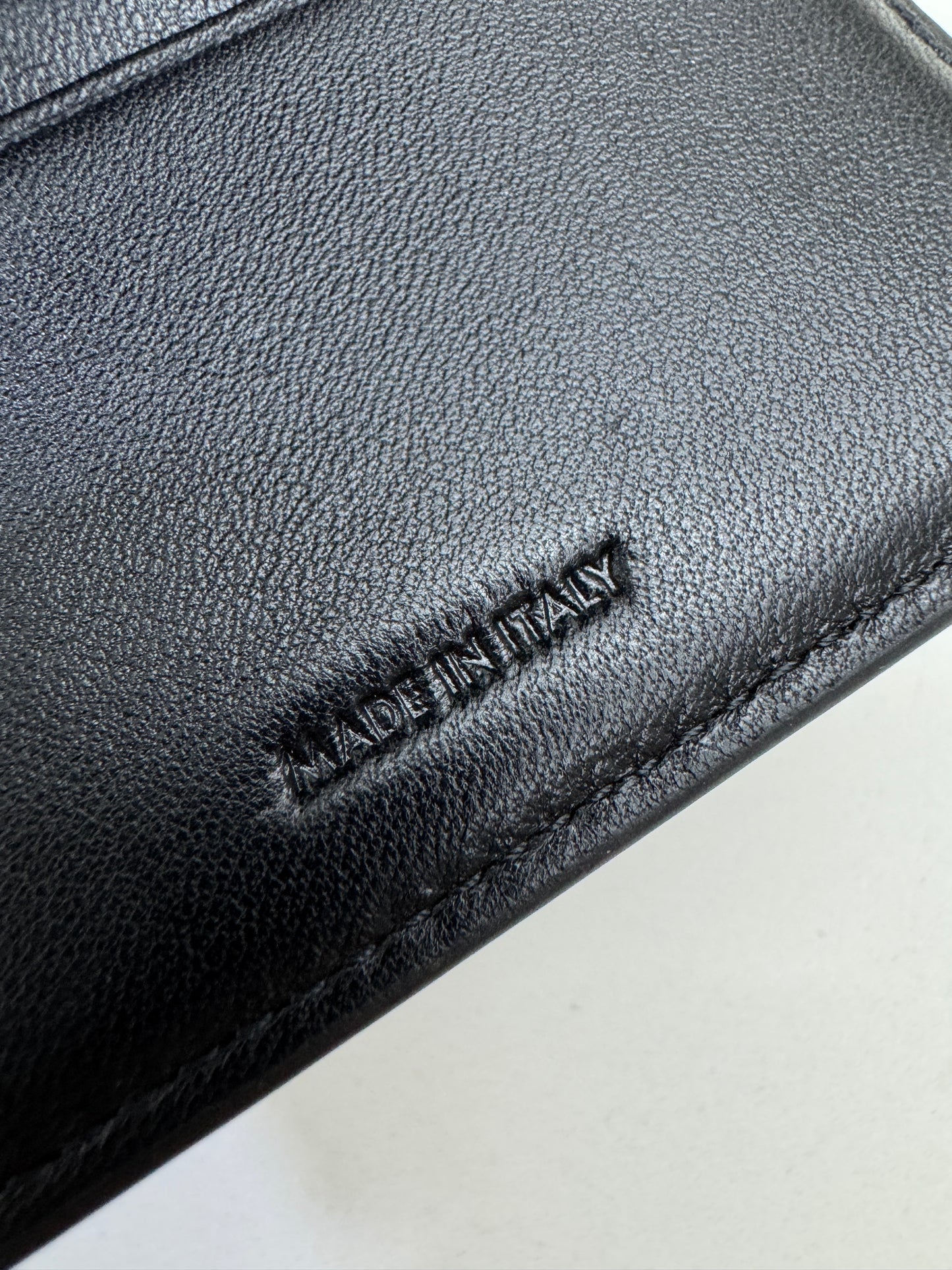 CELINE Wallet 凱旋門金扣Box皮