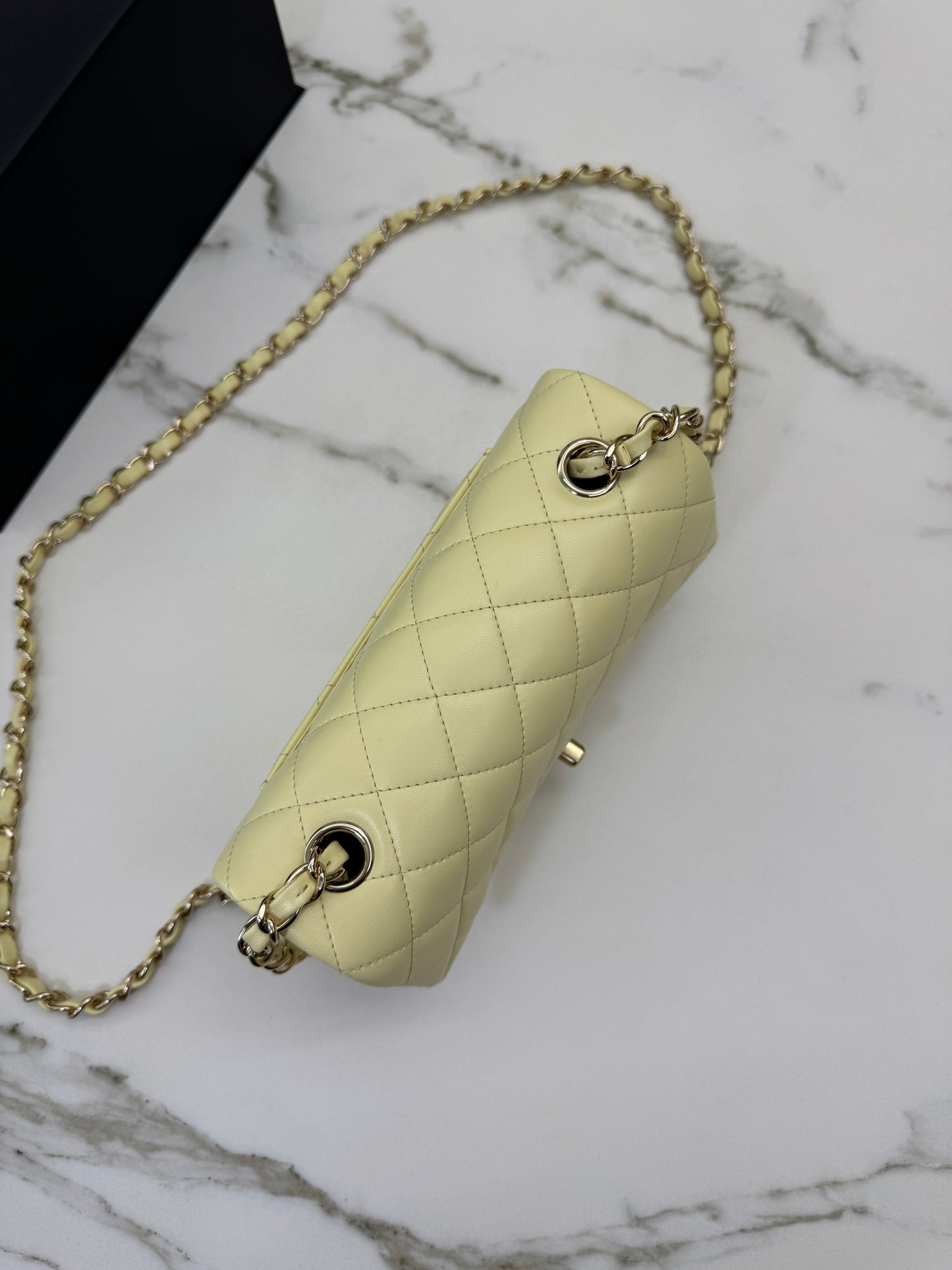 CHANEL Mini CF20 25S小雞黃 Lambskin