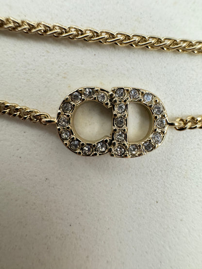 DIOR 暗金色三層手鏈 Bracelet
