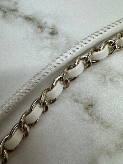 CHANEL Mini 31Bag 油蠟羊皮 白色 新版