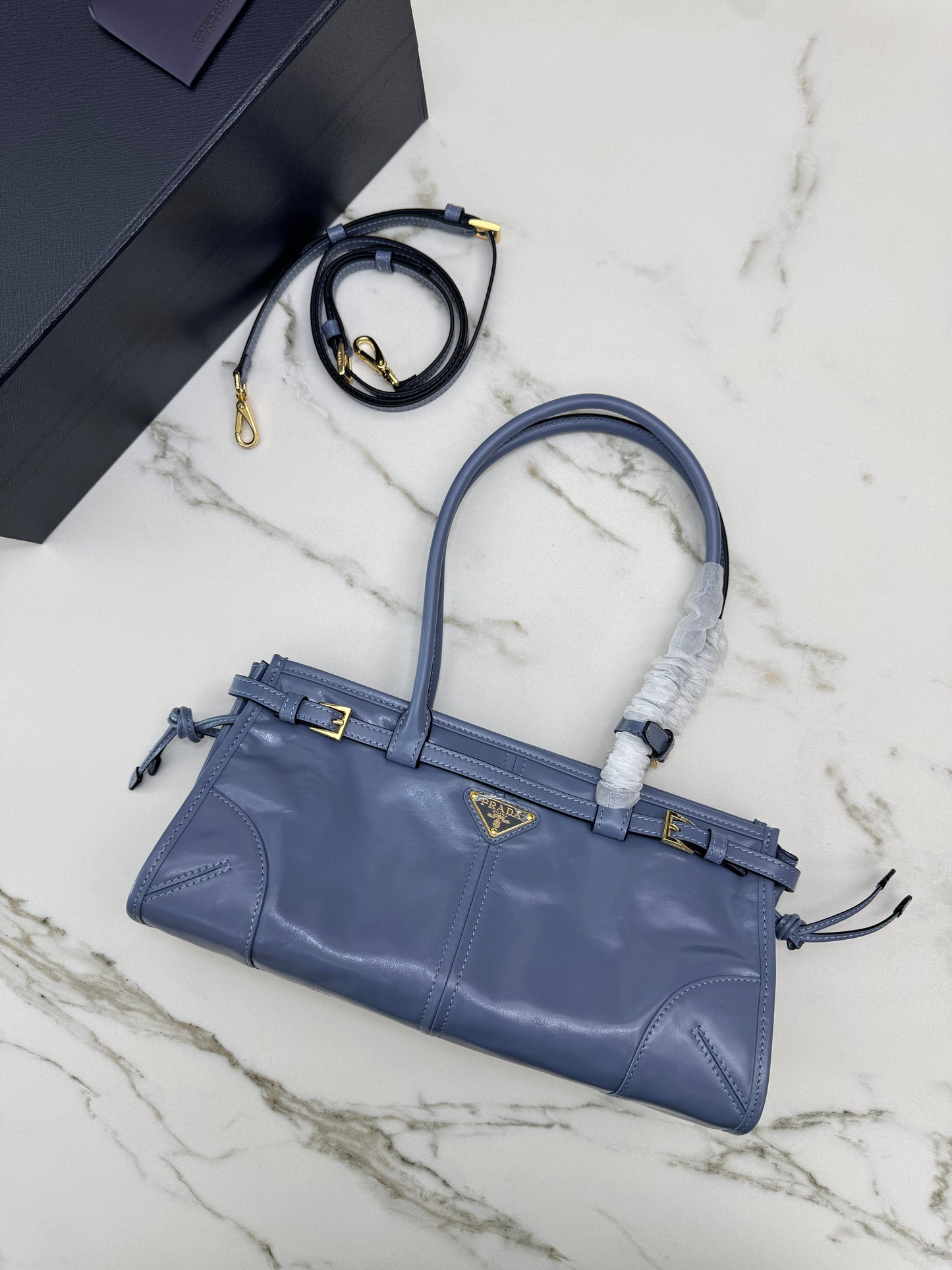 PRADA Bonnie Medium Aviation Blue