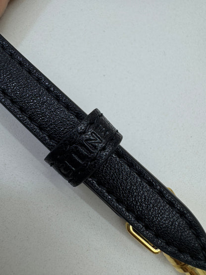 CELINE Soft Triomphe Half Moon 黑色