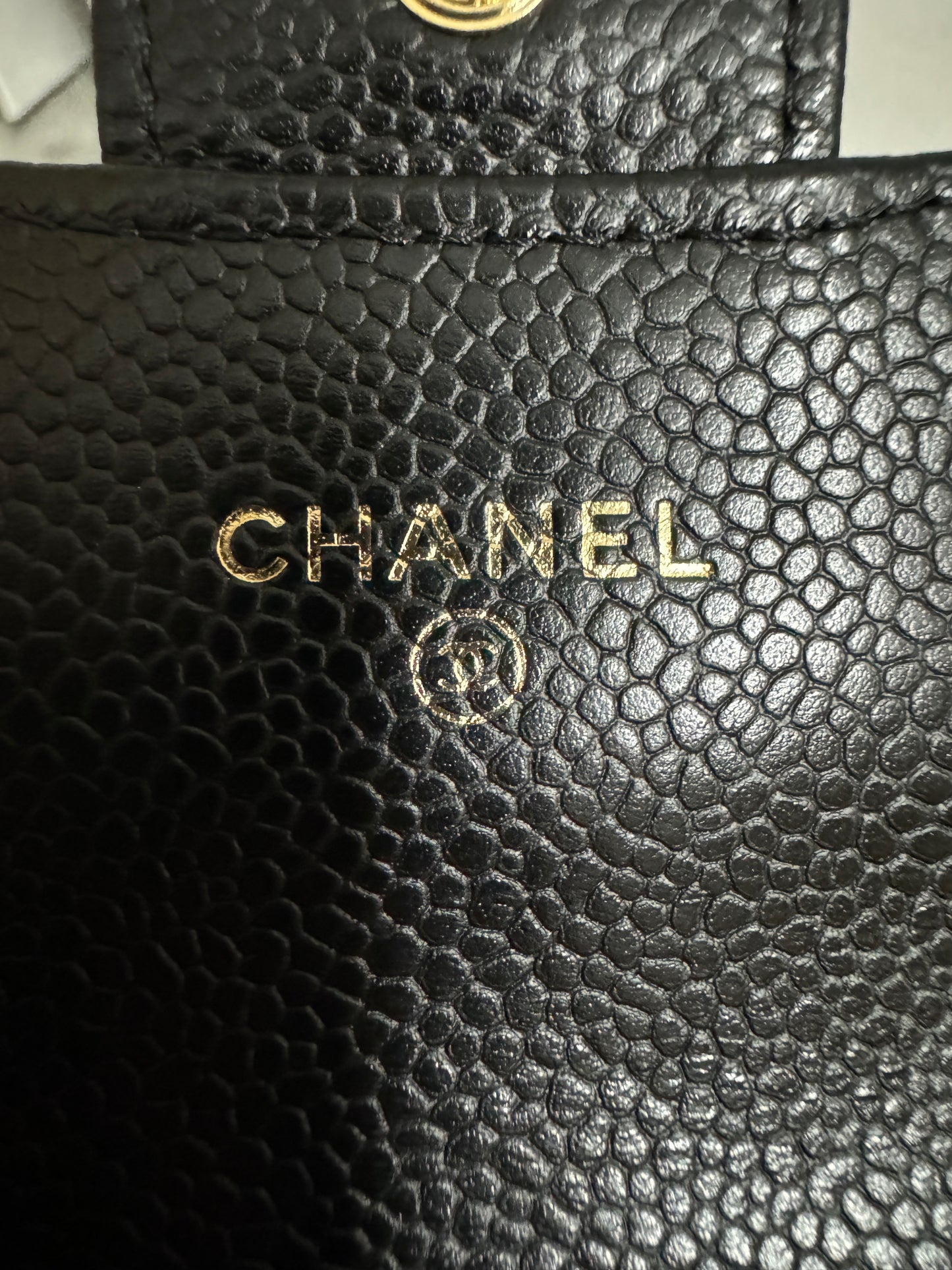 CHANEL 經典CF卡包 黑色牛皮