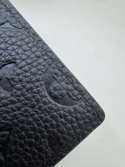 LV Multiple Wallet 黑色皮壓花