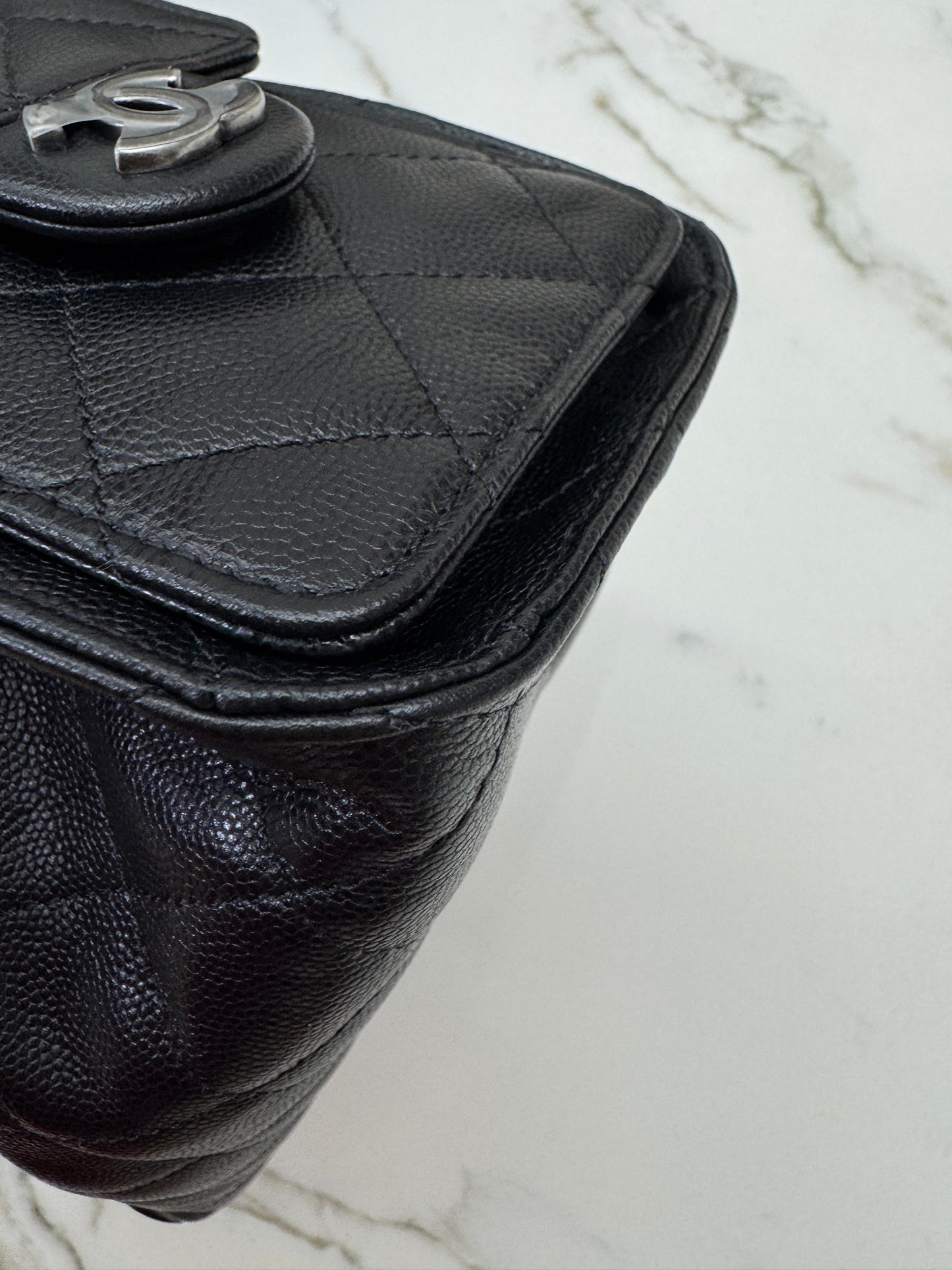 CHANEL Mini 25Bag 黑銀