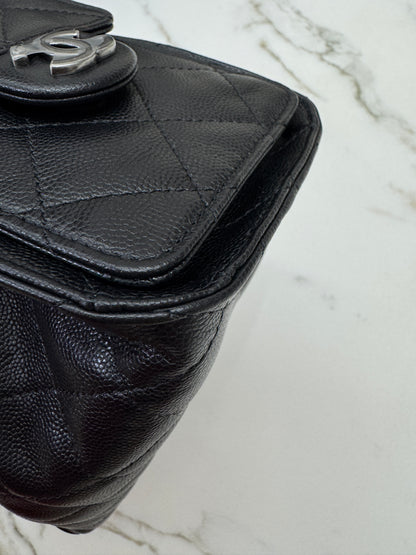 CHANEL Mini 25Bag 黑銀
