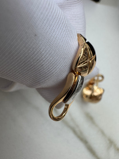 CHANEL Coco Crush 玫瑰金耳環