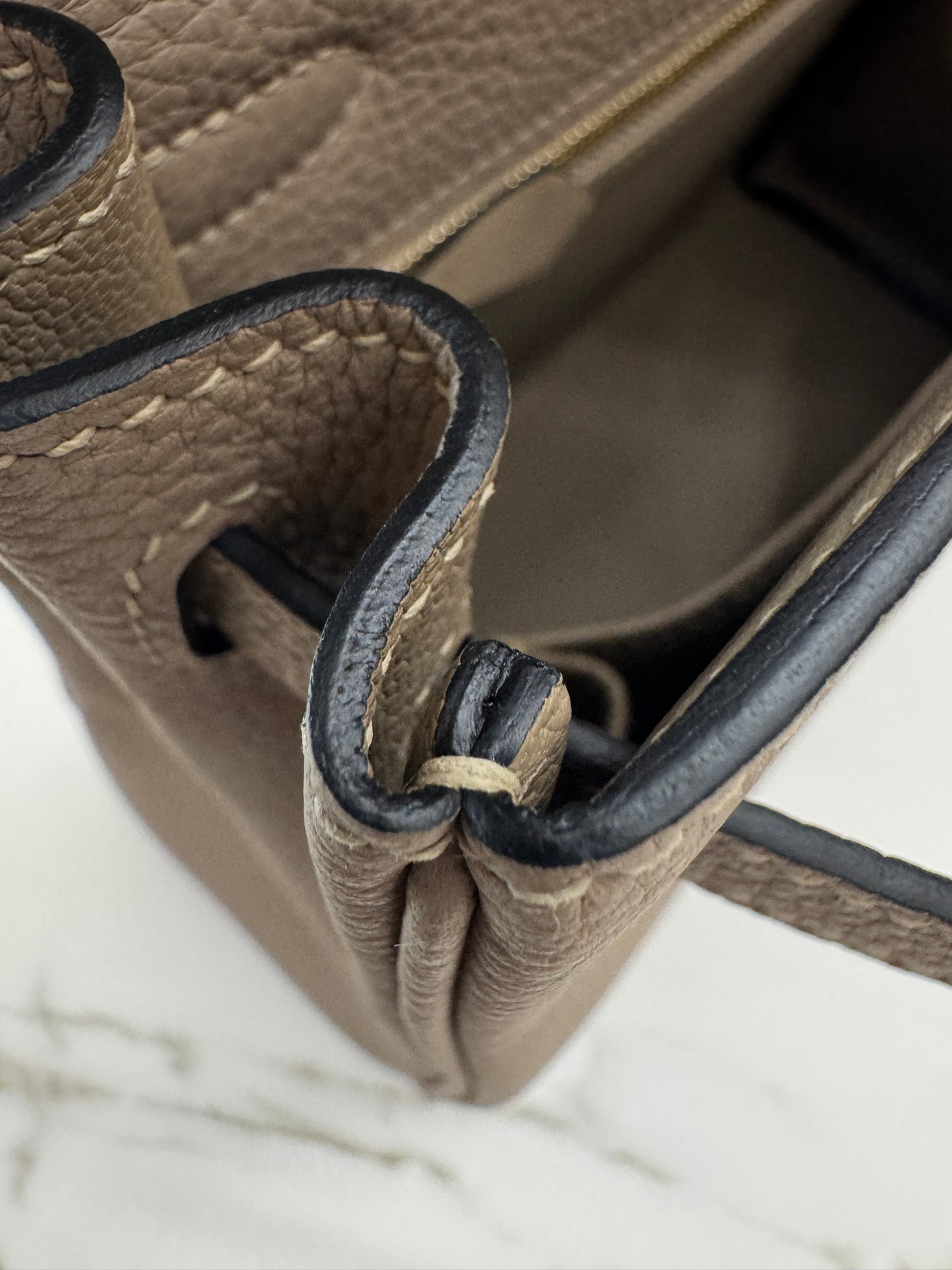 HERMES Kelly 25 斑鳩灰金扣 內縫 Togo 81 Gris Tourterelle GHW