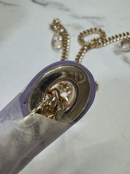 DIOR Mini Lady Dior 紫色羊皮