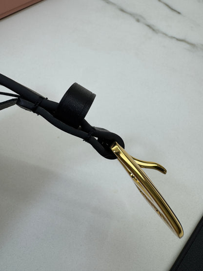 MIU MIU 鏤空扣皮帶