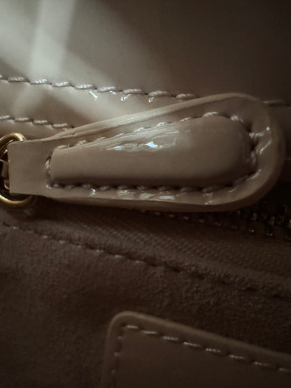 DIOR Lady Mini 三格 漆皮 淡粉 light Pink