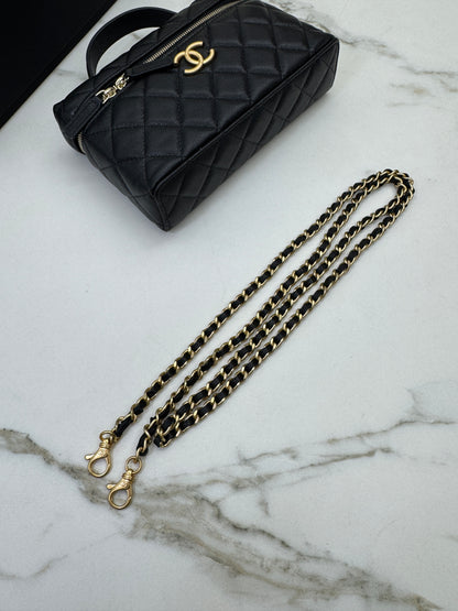 CHANEL 25P 拉絲金扣 LP盒子包