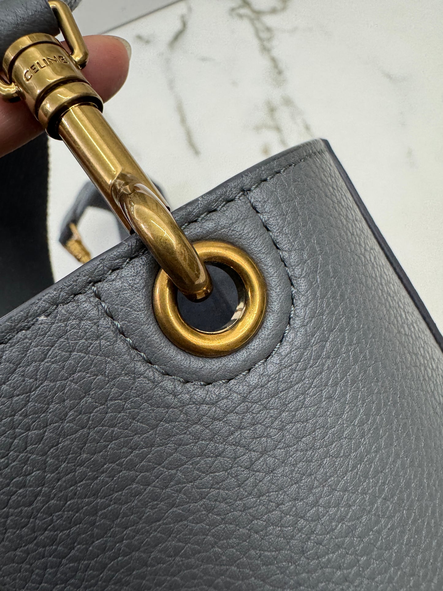 CELINE Sangle Small 深灰色