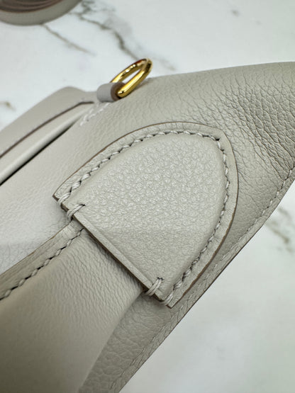 HERMES Mini 2424 冰川白金扣 Evercolor