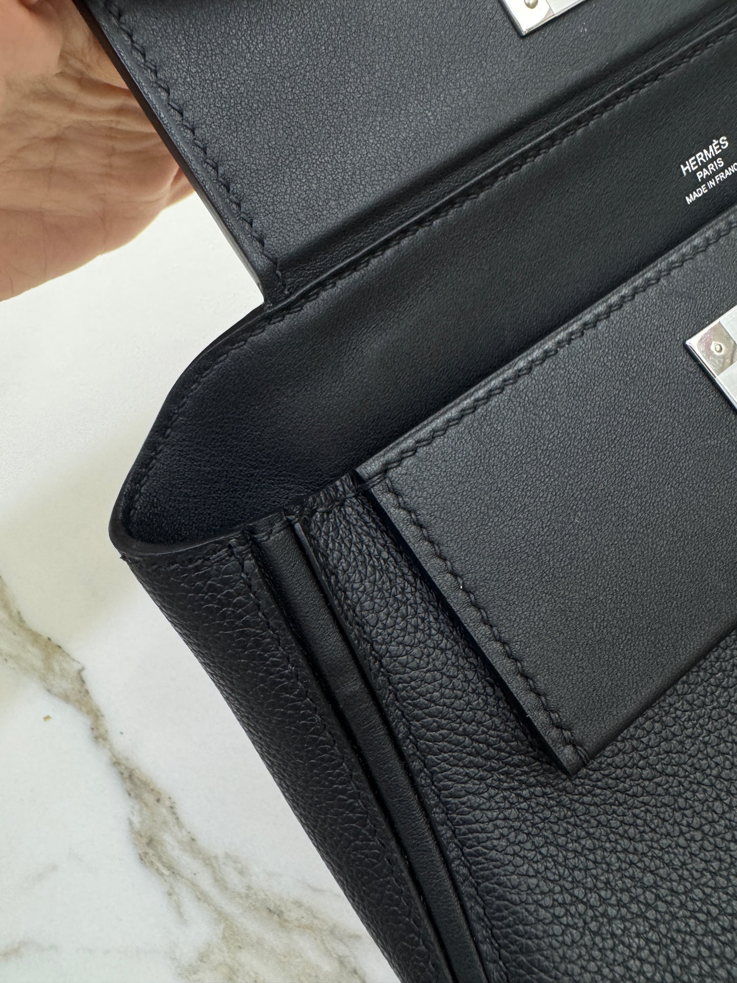 HERMES Mini 2424 黑銀