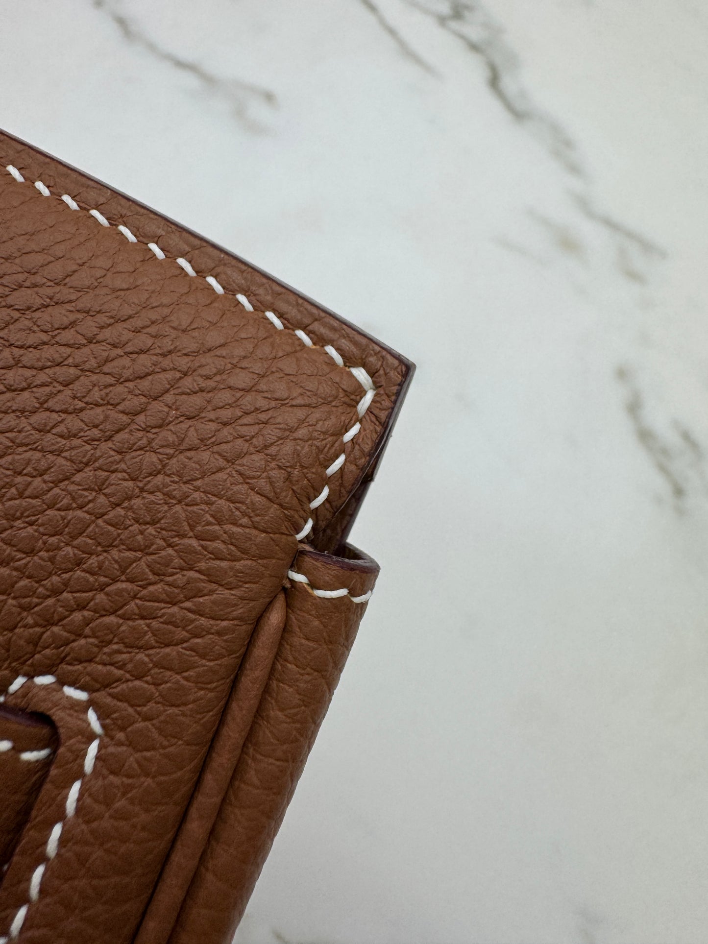 HERMES Birkin 25 金棕色金扣 Togo Gold GHW