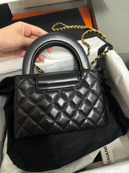 CHANEL 23K Kelly Nano Black