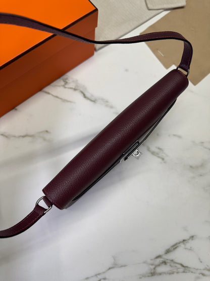 HERMES Kelly Elan 山羊皮 愛馬仕紅 Rough H PHW