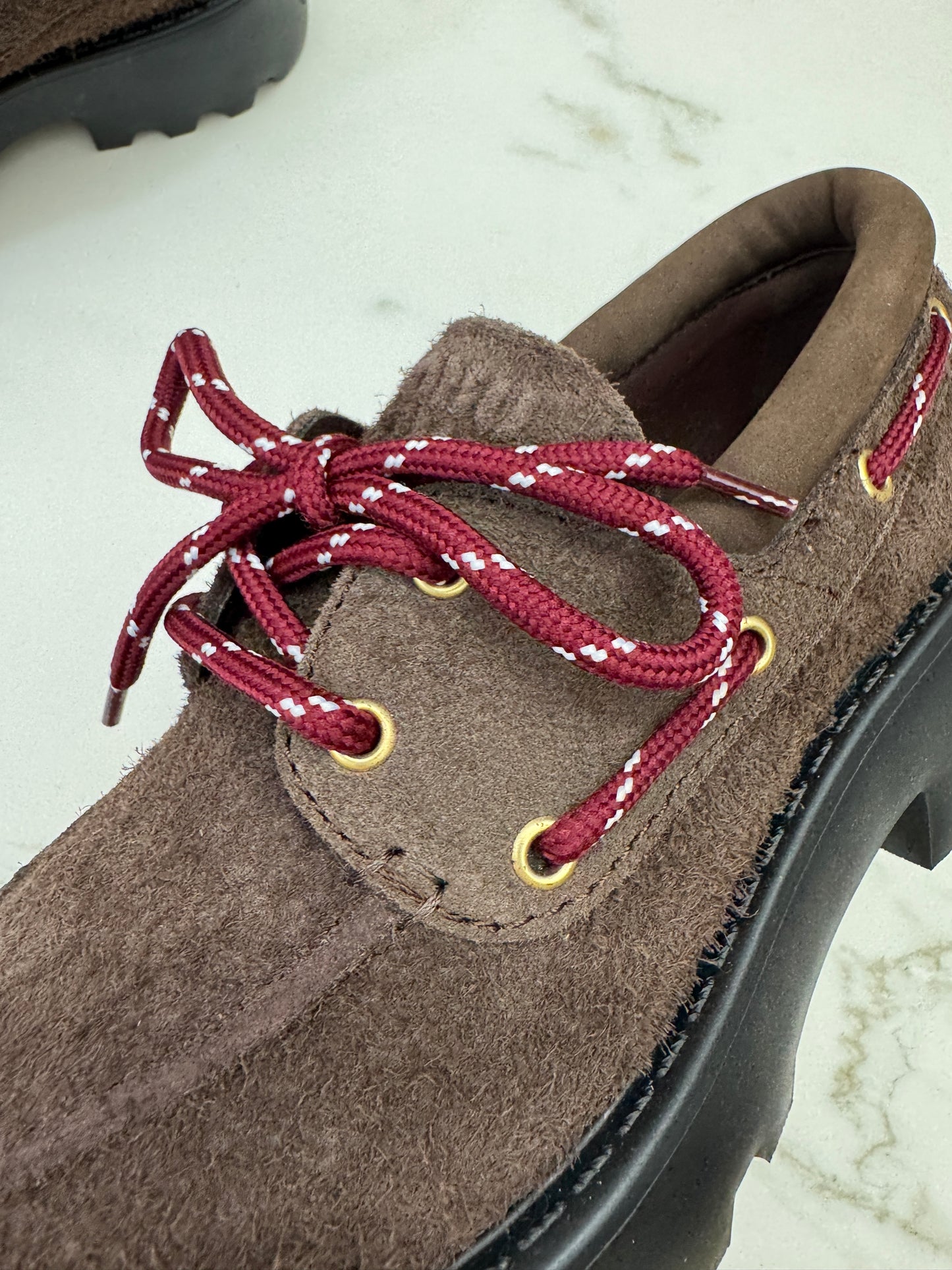 MIU MIU 絨面厚底 Loafers
