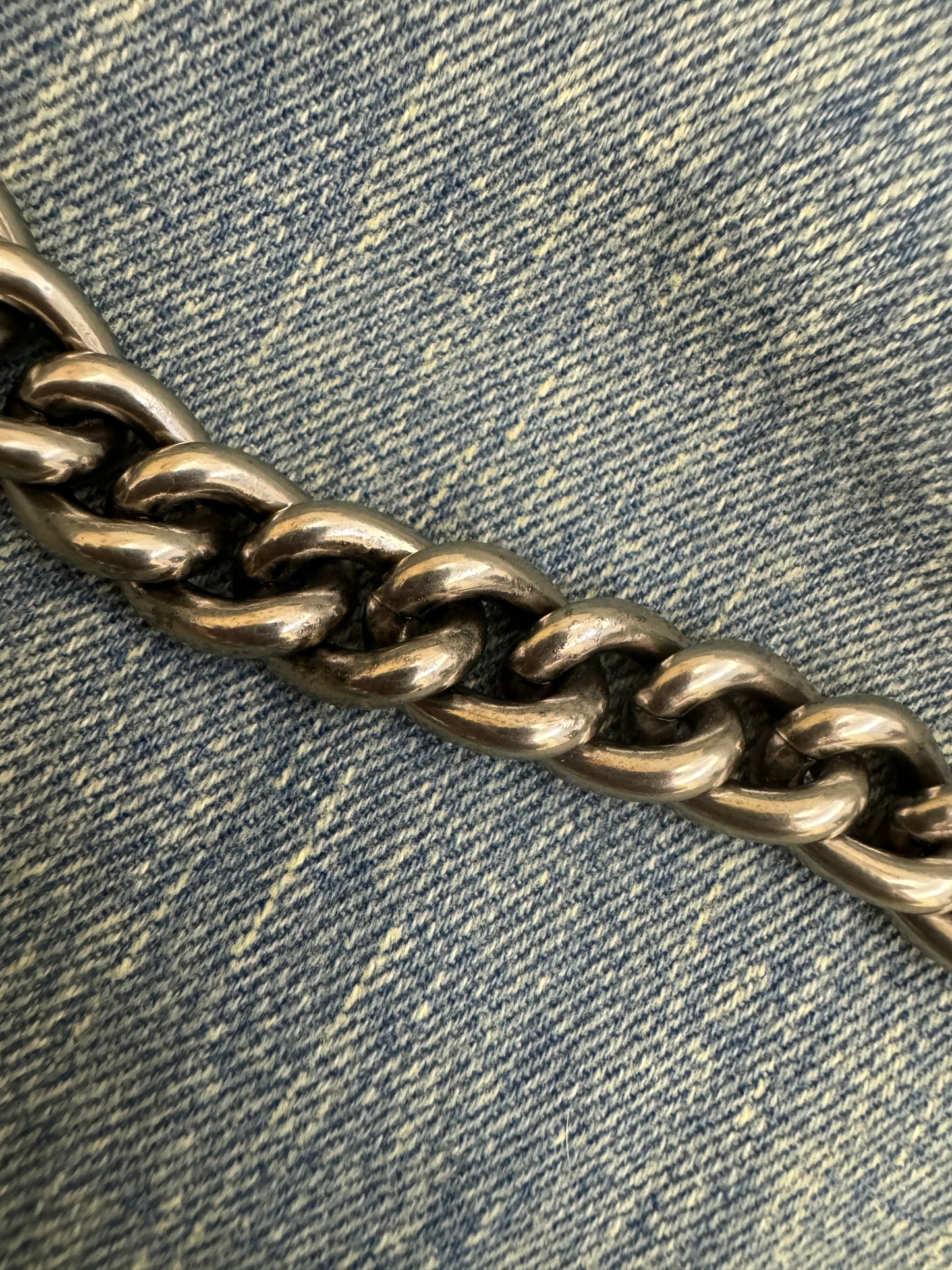 BALENCIAGA CRUSH 牛仔垃圾袋 Medium