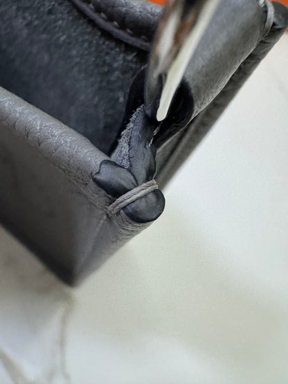 HERMES Mini Evelyn 積雨雲灰 0L Gris Meyer TC 銀扣PHW