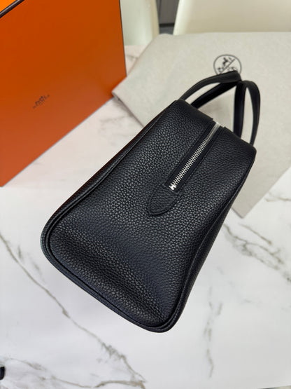 HERMES Victoria II 35 黑銀 TC