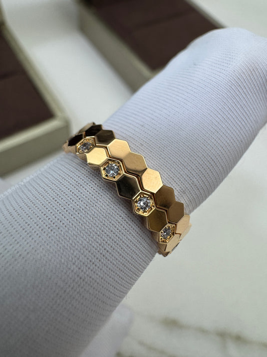 CHAUMET Bee My Love 玫瑰金戒指 半鑽/無鑽