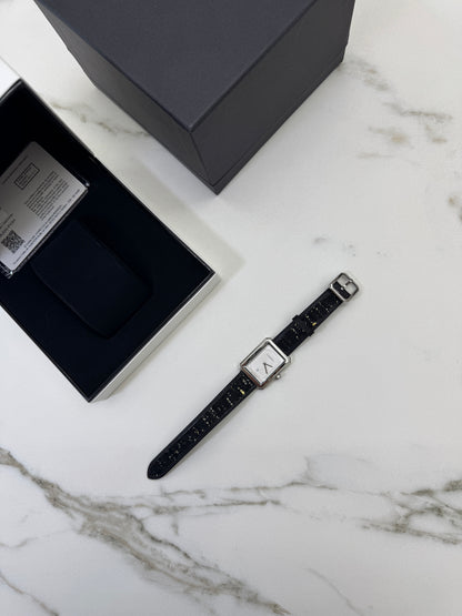 CHANEL Boyfriend Watch Tweed